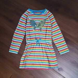 Hatley Striped Butterfly Dress Size 7